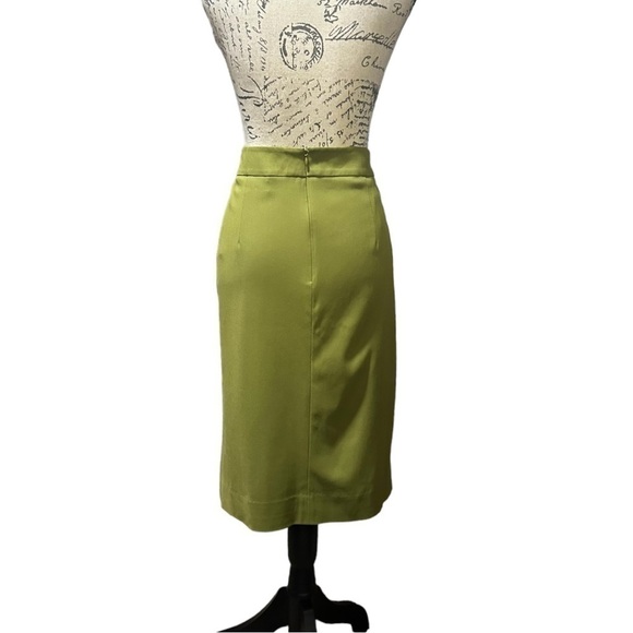 Classiques Entier Green Pencil Skirt Size 12 NWT - Picture 2 of 4